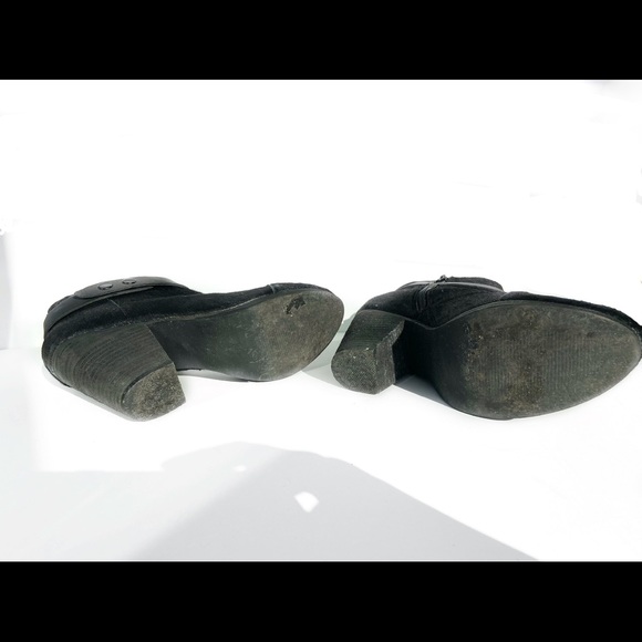 Steve Madden Black Pony Hair Ankle Boots size 10 - Picture 7 of 7